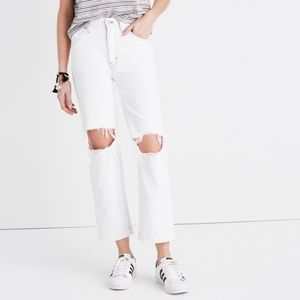 Madewell Where I was From Slim straight crop jeans